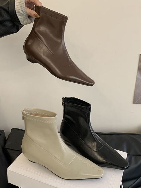 french-square-toe-low-heel-boots-for-women-platform-ankle-boots-with-back-zipper-korean-style-martin-boots